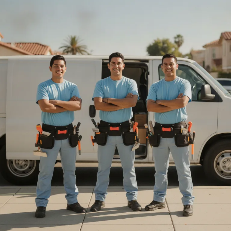 Ladrilhador equipe em Agua Rasa